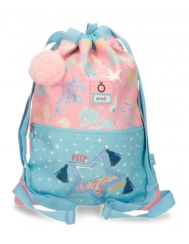 GYM SAC C/CREMALLERA ENSO KEEP THE OCEANS CLEAN